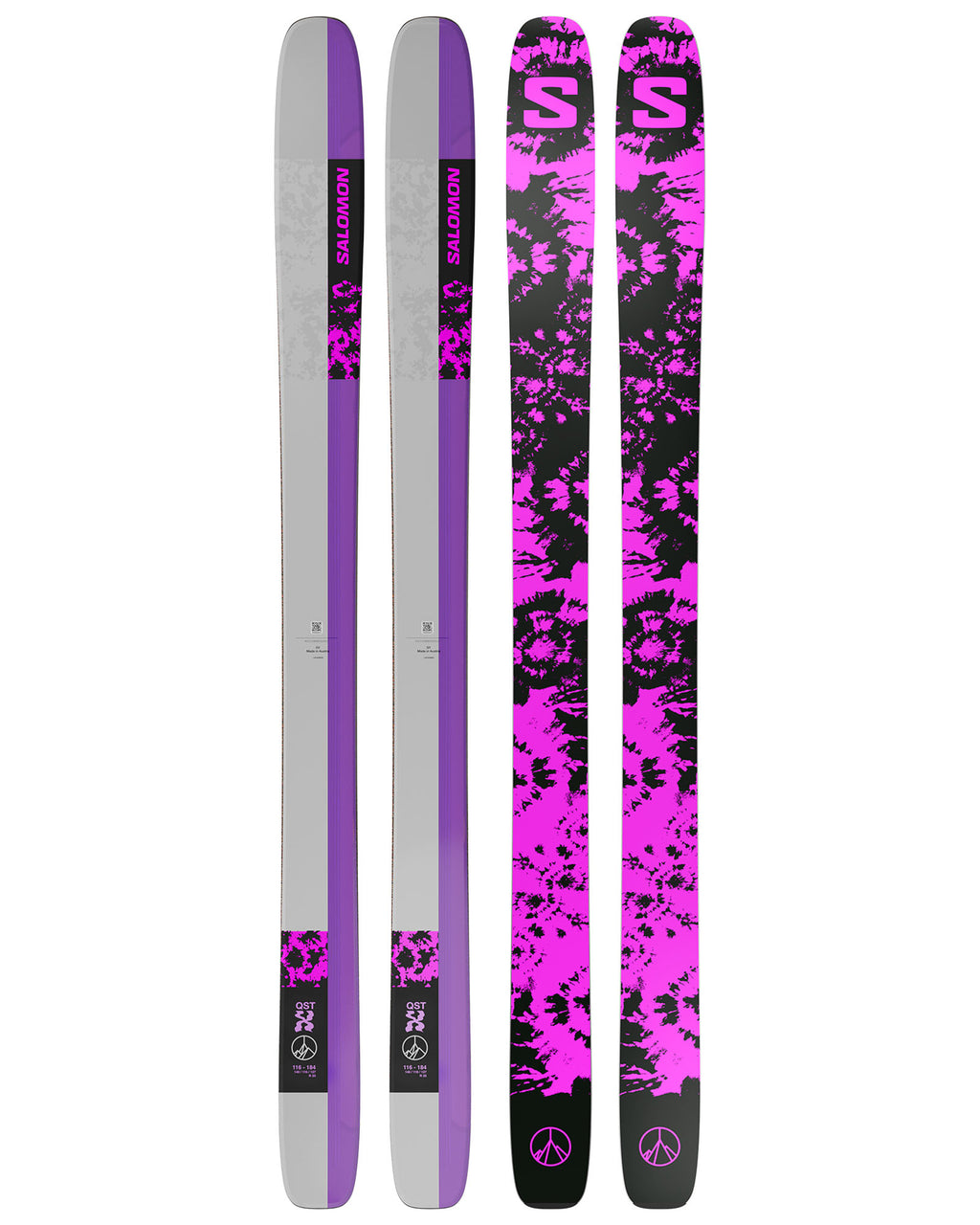 salomon gun powder skis Salomon QST X Men's All Mountain Freeride Powder Skis 2025 – Fresh Skis