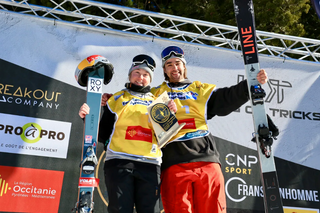 Mark Hendrickson on park skis.