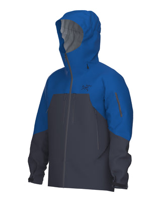 2026 2025 Arcteryx Mens Rush Jacket Vitality Black Sapphire Angle