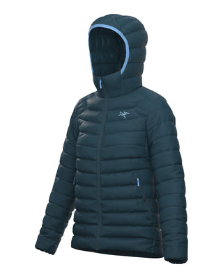 2026 2025 Arcteryx Womens Cerium Hoody Nightscape Glacial Angle