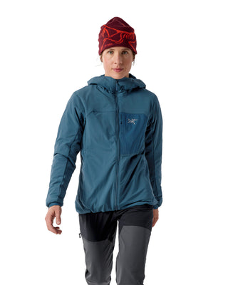 2026 2025 Arcteryx Womens Proton Hoody Nightscape Modeled Front