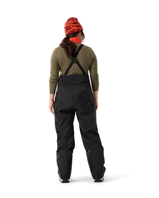 2026 2025 Arcteryx Womens Sentinel Bib Pant Black Modeled Back