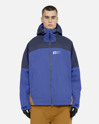 2026 2025 Armada Ansel 2L Shell Jacket Navy Golden Brown 1 Front