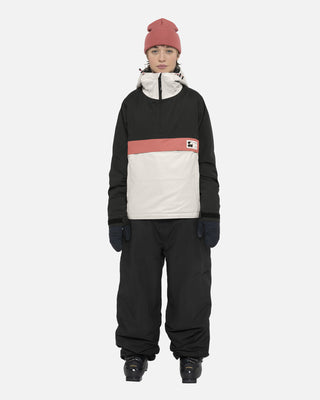 2026 2025 Armada Rosalie 2L Insulated Anorak Jacket Black Cream Faded Rose 4 Full Front