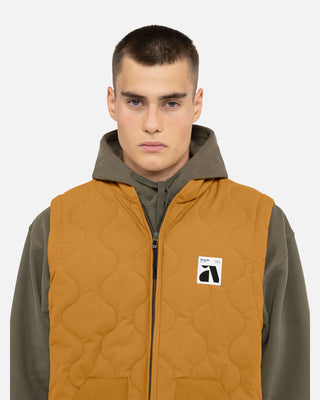 2026 2025 Armada Yowler Insulated Vest Golden Brown 8 Detail