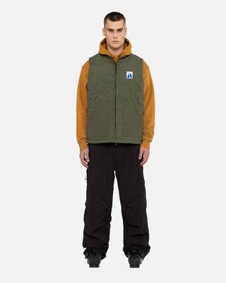 2026 2025 Armada Yowler Insulated Vest Olive 4 Full Front