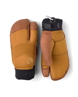 Hestra FREERIDE CZONE 3-FINGER MITTS Cork/Brown