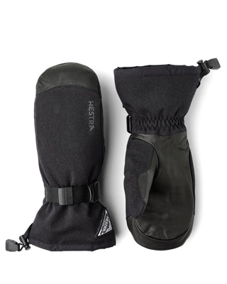 Hestra POWDER GAUNTLET MITTS Black