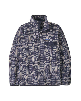 2026 2025 Patagonia M Lightweight Synchilla Snap T Pullover Flow Sunken Blue