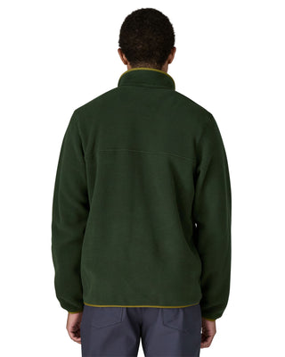 2026 2025 Patagonia M Lightweight Synchilla Snap T Pullover Old Growth Green Back