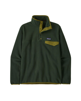 2026 2025 Patagonia M Lightweight Synchilla Snap T Pullover Old Growth Green