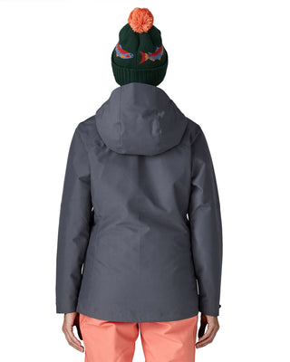 2026 2025 Patagonia W Insulated Powder Town Jacket Smolder Blue Orange Peel Back