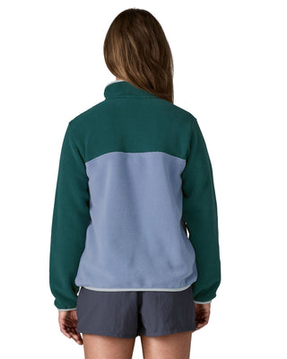 2026 2025 Patagonia W Lightweight Synchilla Snap T Pullover Barnacle Blue Back