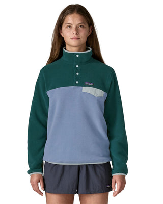 2026 2025 Patagonia W Lightweight Synchilla Snap T Pullover Barnacle Blue Front