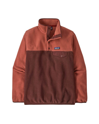 2026 2025 Patagonia W Lightweight Synchilla Snap T Pullover Dark Ruby