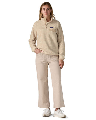 2026 2025 Patagonia W Lightweight Synchilla Snap T Pullover Flow Dyno White Full