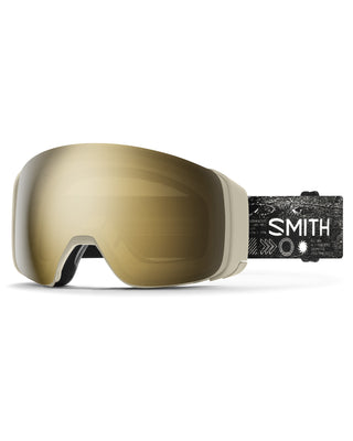 Smith 4D MAG Snow Goggles Chalk Space Invader
