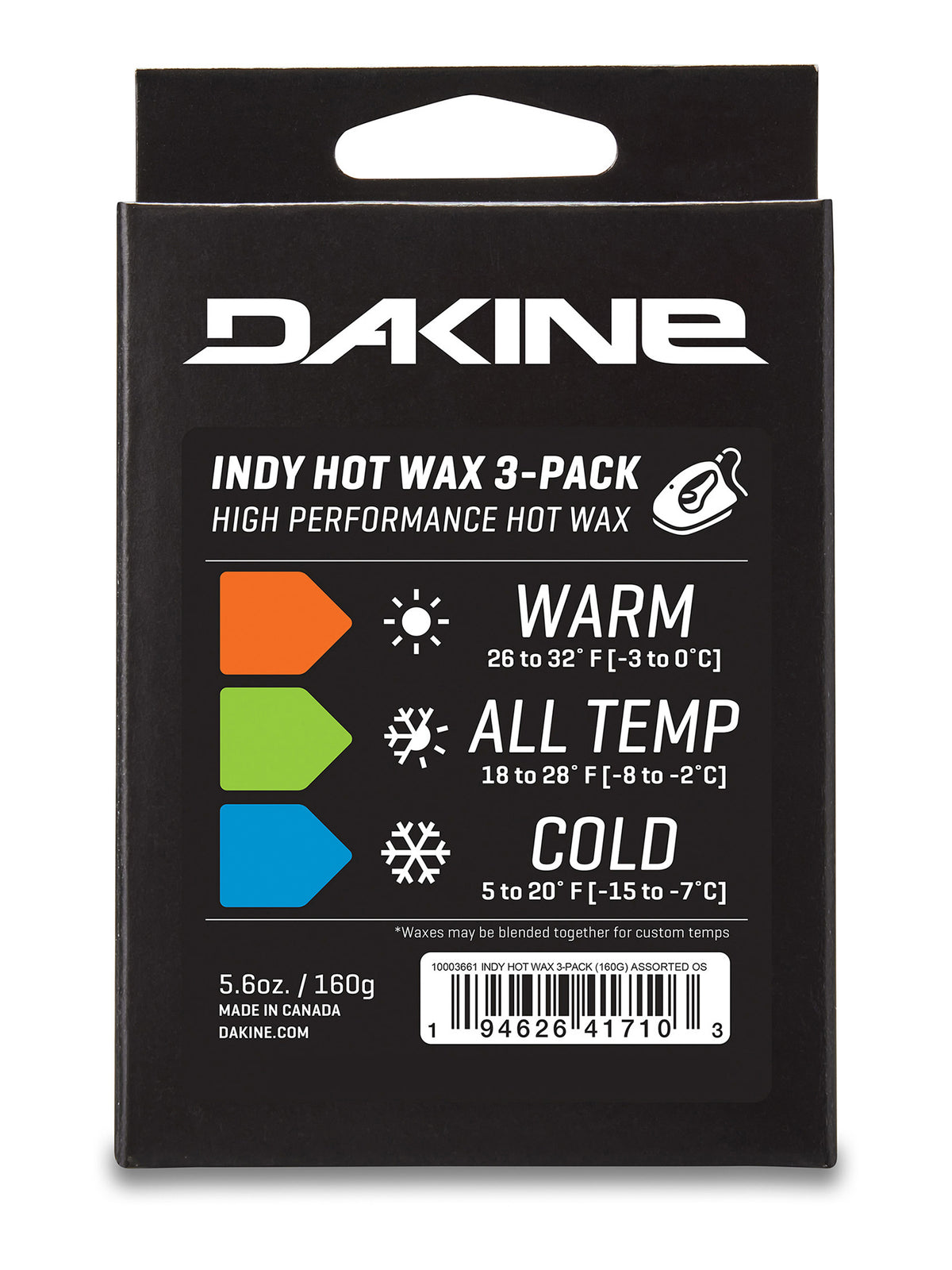 Dakine INDY HOT WAX 3-PACK 160g