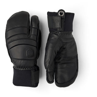 Hestra FALL LINE 3-FINGER MITTS Black/Black