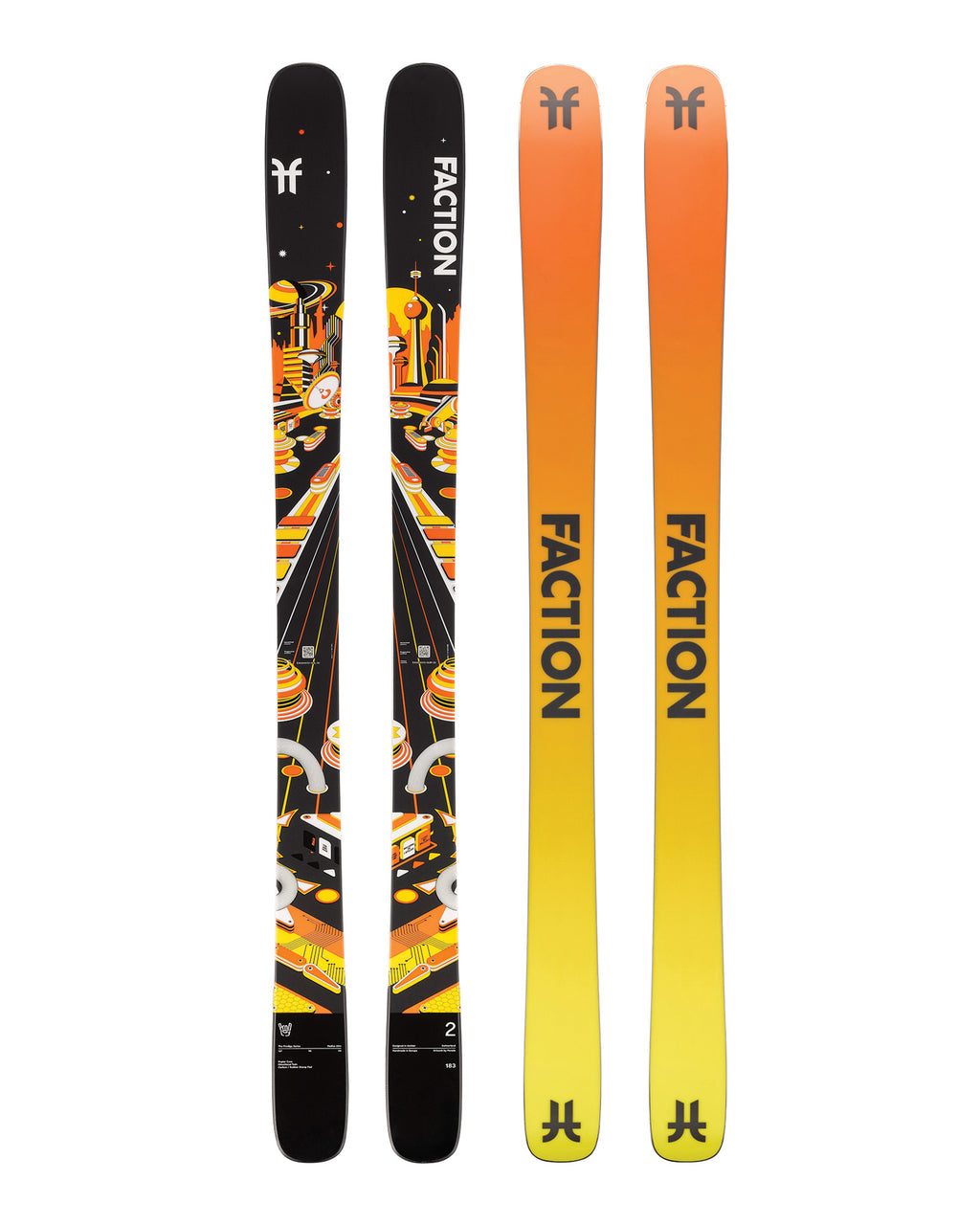 Faction Faction PRODIGY 2 All Mountain Freeride Freestyle Skis – Fresh Skis