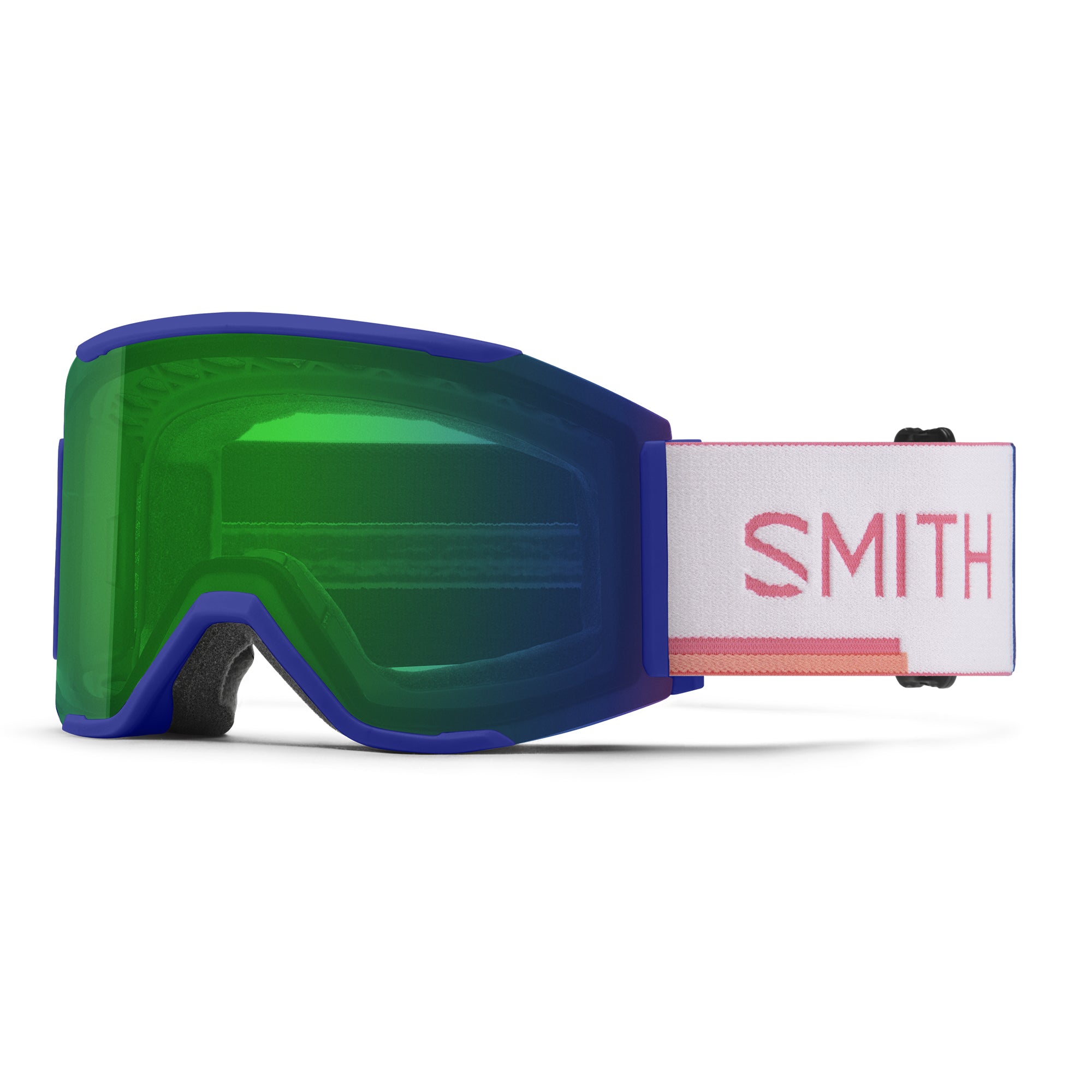 Smith Optics Squad MAG Unisex Snow Winter Goggle Chalk Rose Everglade, ChromaPop Sun Platinum Mirror
